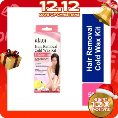 GLAMWORKS Hair Removal Cold Wax Lemon & Pearl 50g