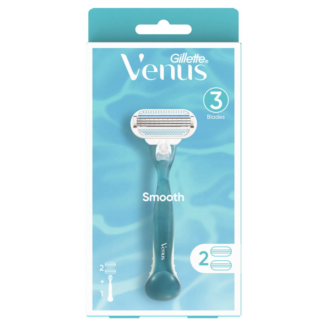 Venus Smooth Razor with 2 Refills