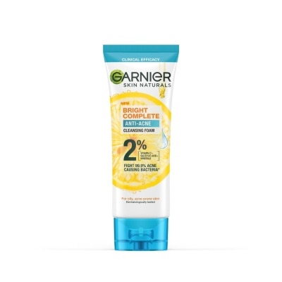 GARNIER Garnier Bright Complete 3-In-1 Anti Acne Cleanser 100Ml