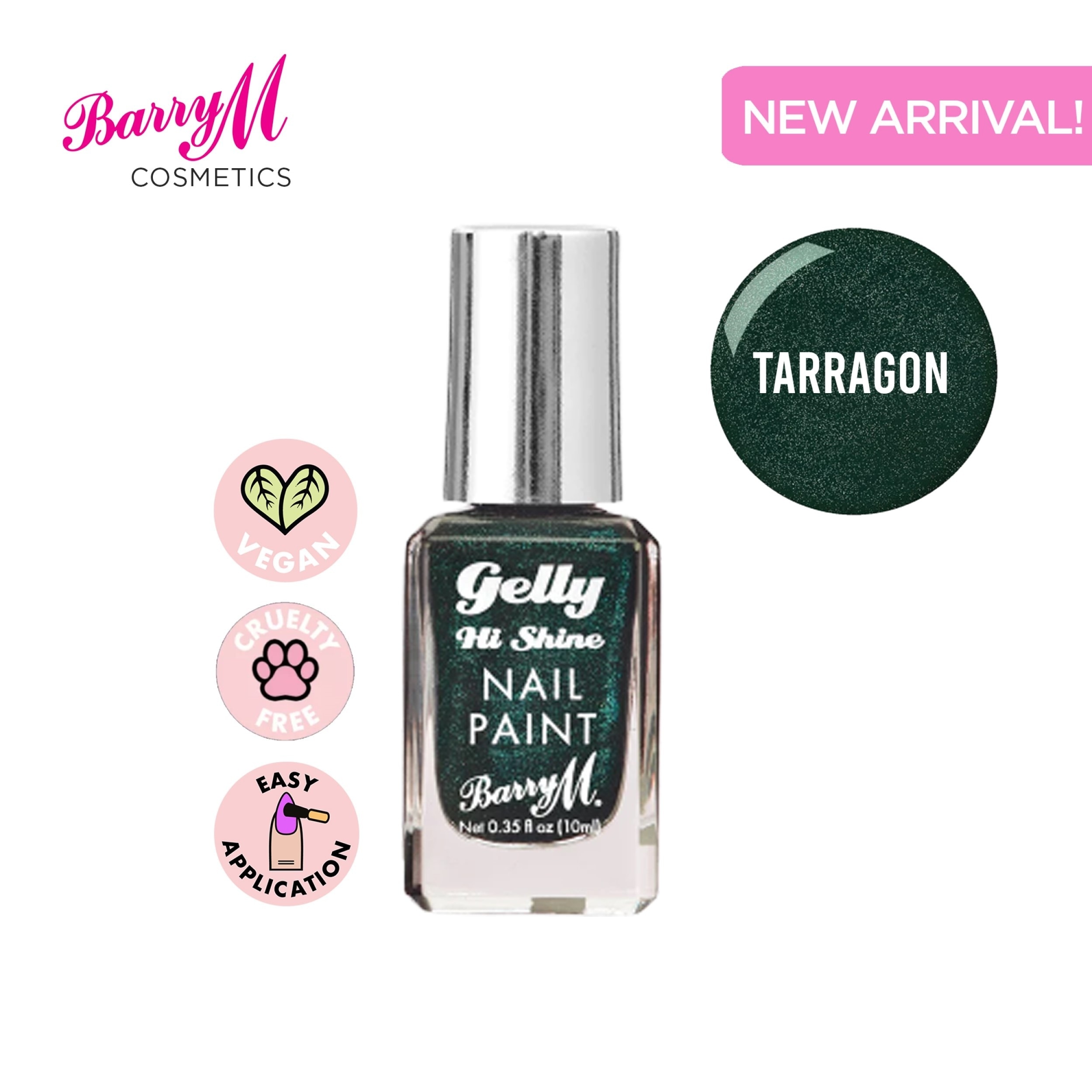 Gelly Hi Shine Nail Paint Tarragon 10ml