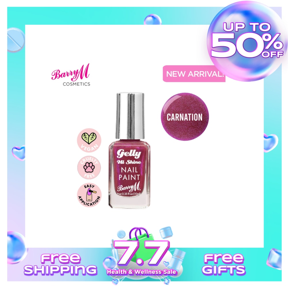 Gelly Hi Shine Nail Paint Carnation 10ml