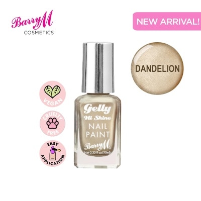 BARRY M Gelly Hi Shine Nail Paint Dandelion 10ml
