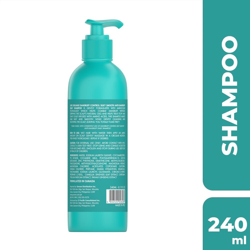 Dandruff Control Silky Smooth Shampoo 240ml