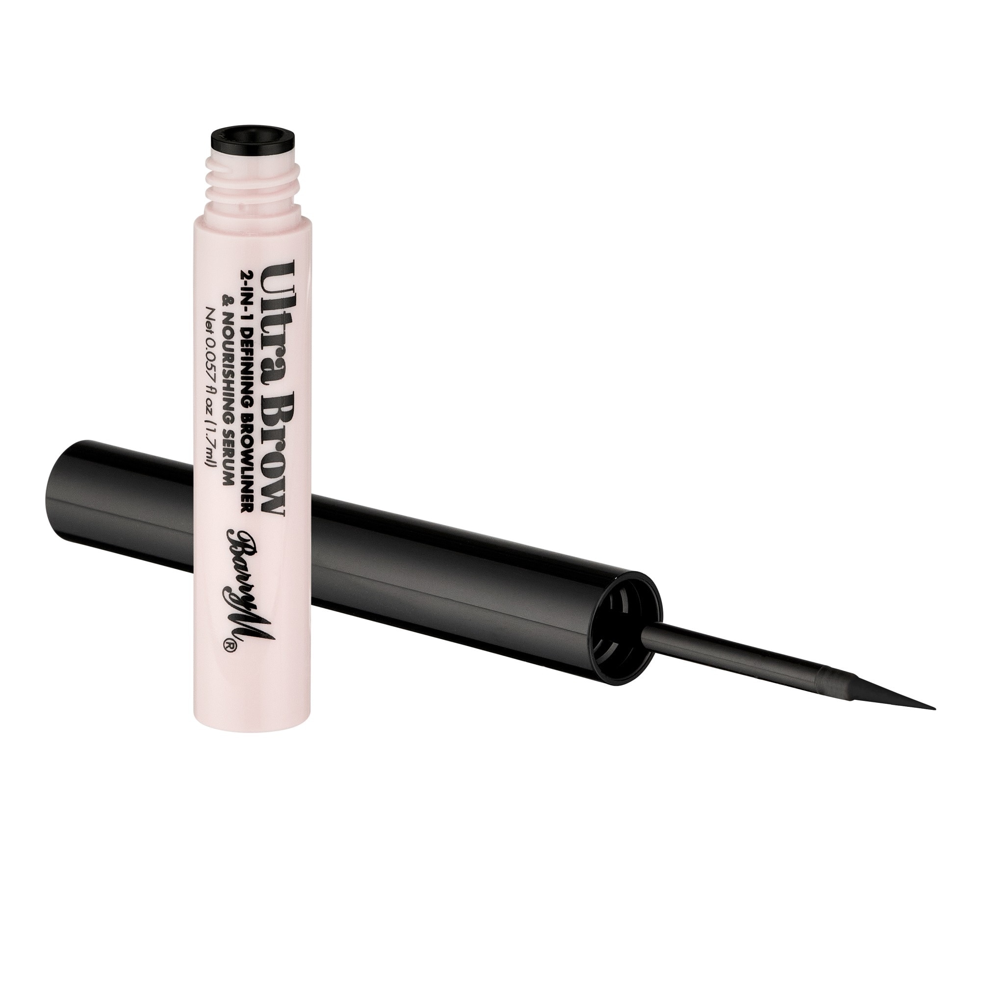 Ultra Brow 2-in-1 Defining Browliner & Nourishing Serum Black 1.7ml