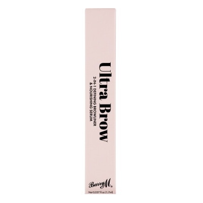 BARRY M Ultra Brow 2-in-1 Defining Browliner & Nourishing Serum Black 1.7ml
