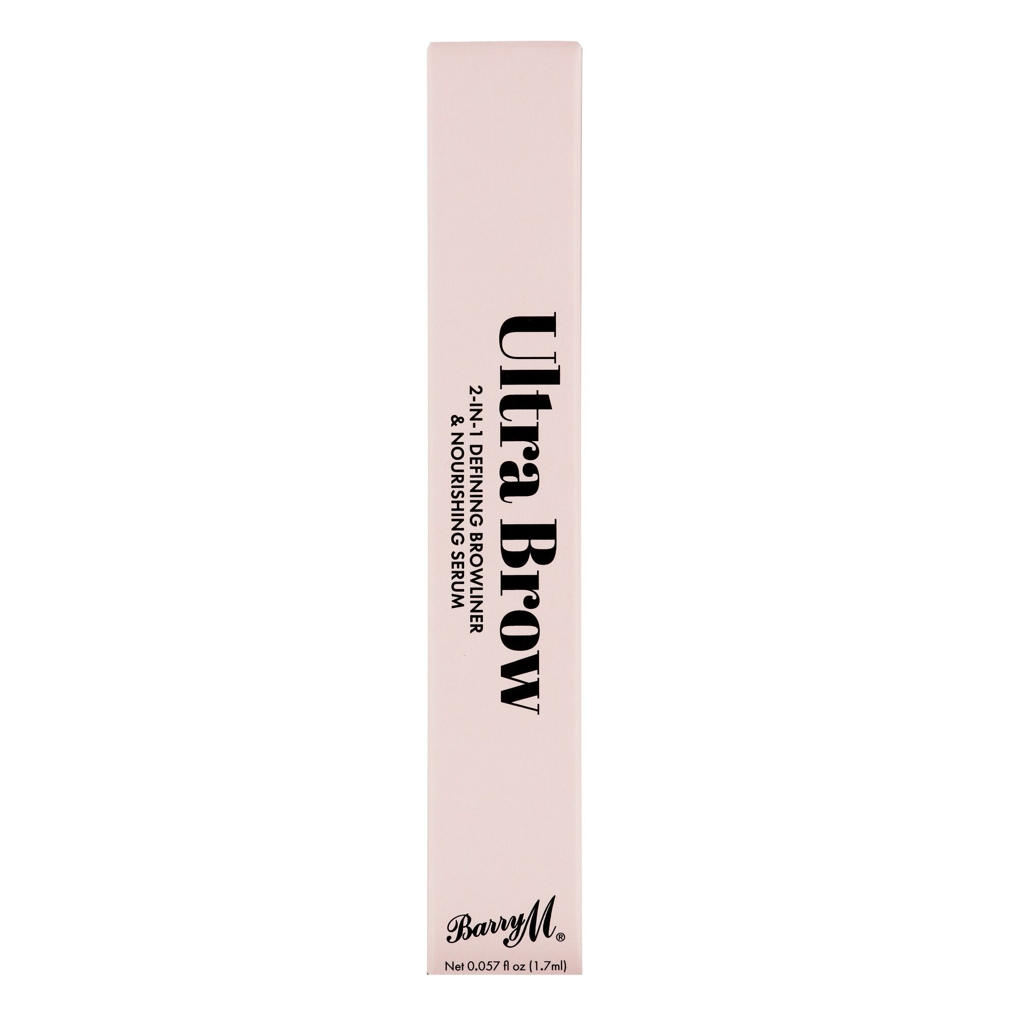 Ultra Brow 2-in-1 Defining Browliner & Nourishing Serum Black 1.7ml