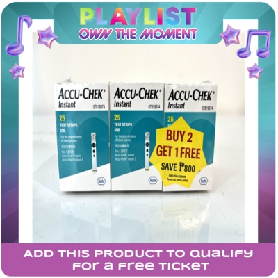 ACCUCHEK - ACCUCHEK Instant Test Strips 25s 2 Plus 1