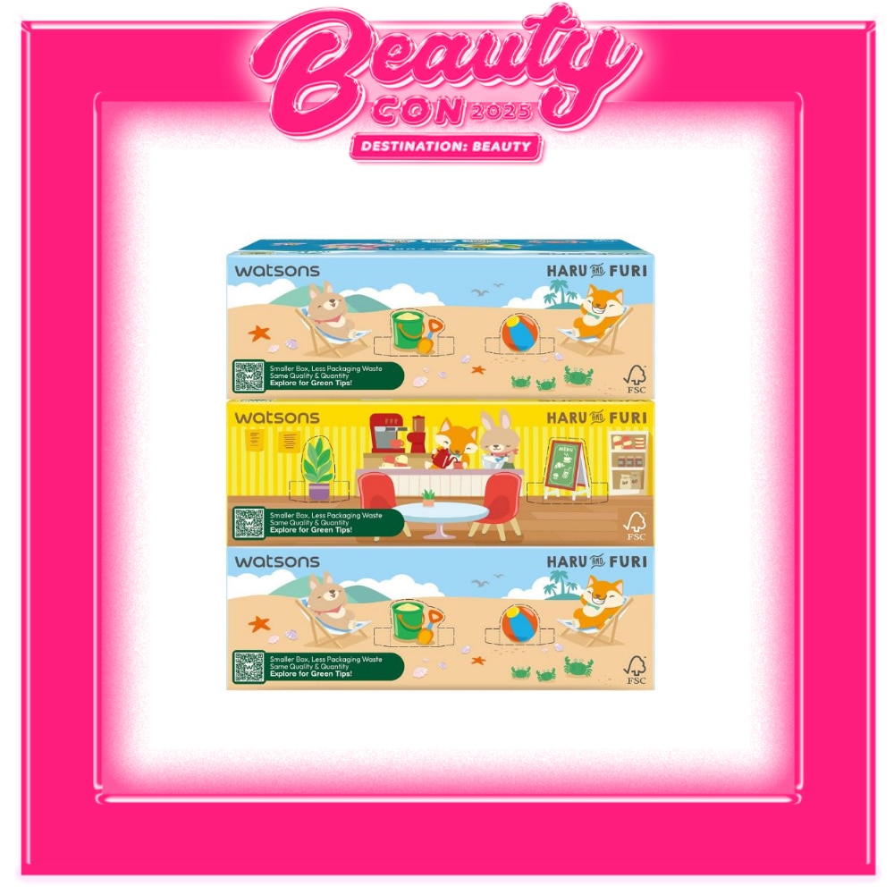 WATSONS HARU N FURI Tissue Box 100pcs 3s