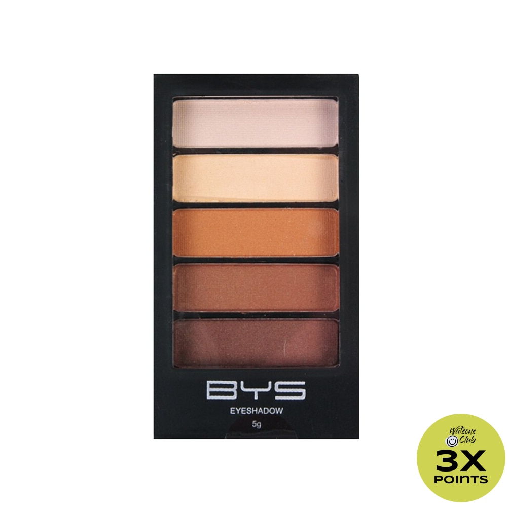 BYS 5pc Eyeshadow Palette - Natural Delight