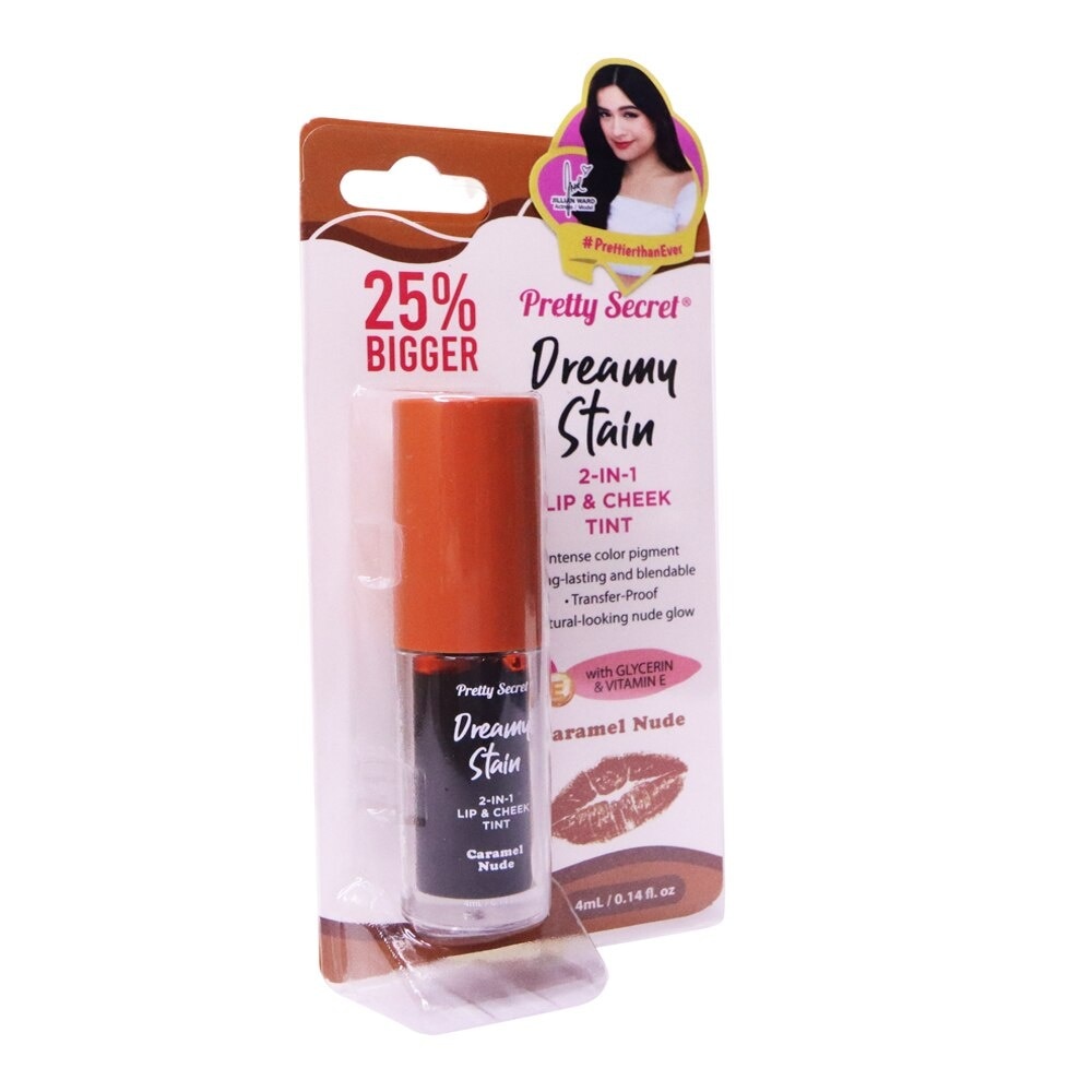 PRETTY SCERET 2-in-1 Lip & Cheek Tint - Caramel Nude 4ml