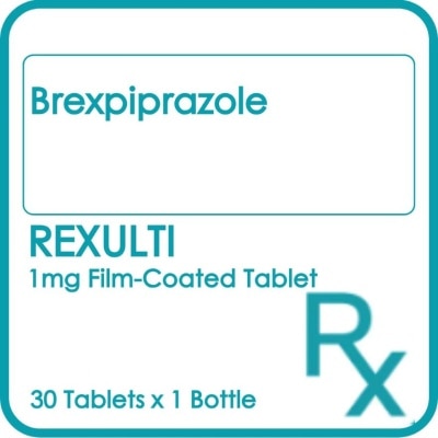 REXULTI REXULTI 1mg Film Coated Tablet 1 Bottle [PRESCRIPTION REQUIRED]