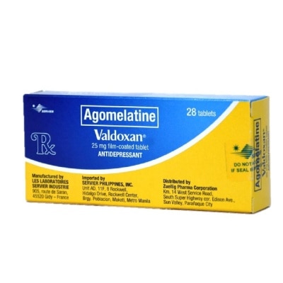 VALDOXAN VALDOXAN 25mg Sold Per Piece [PRESCRIPTION REQUIRED]