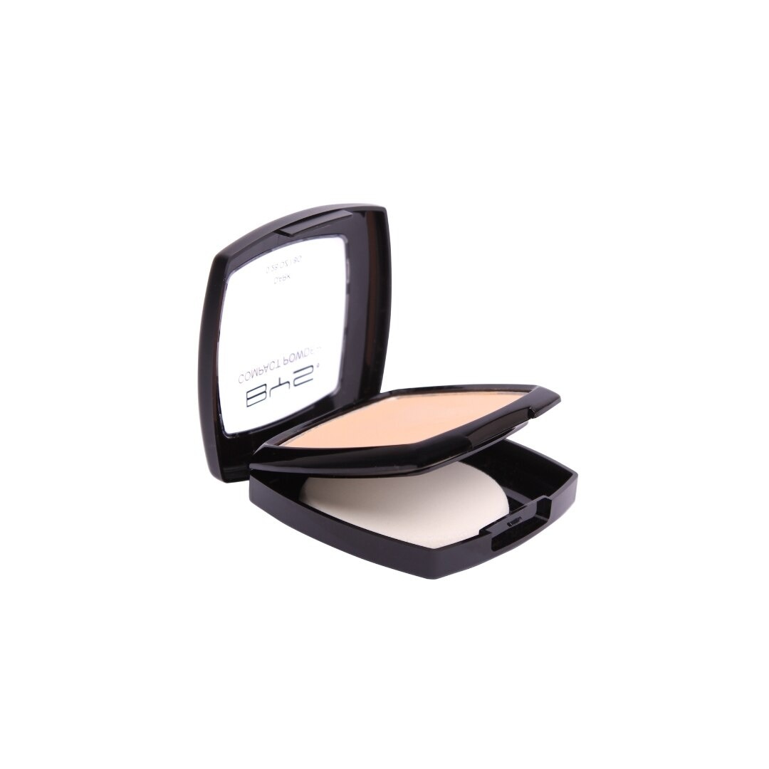 BYS Compact Powder 2 Layer With Sponge Dark