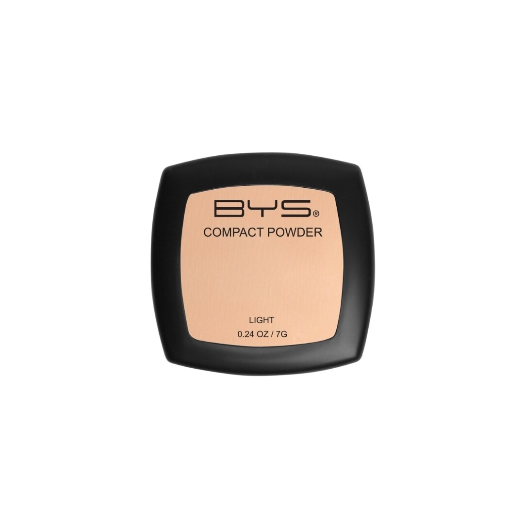 BYS Compact Powder 2 Layer With Sponge Light