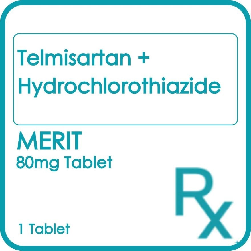 MERIT 80mg Tablet Sold Per Piece [PRESCRIPTION REQUIRED]