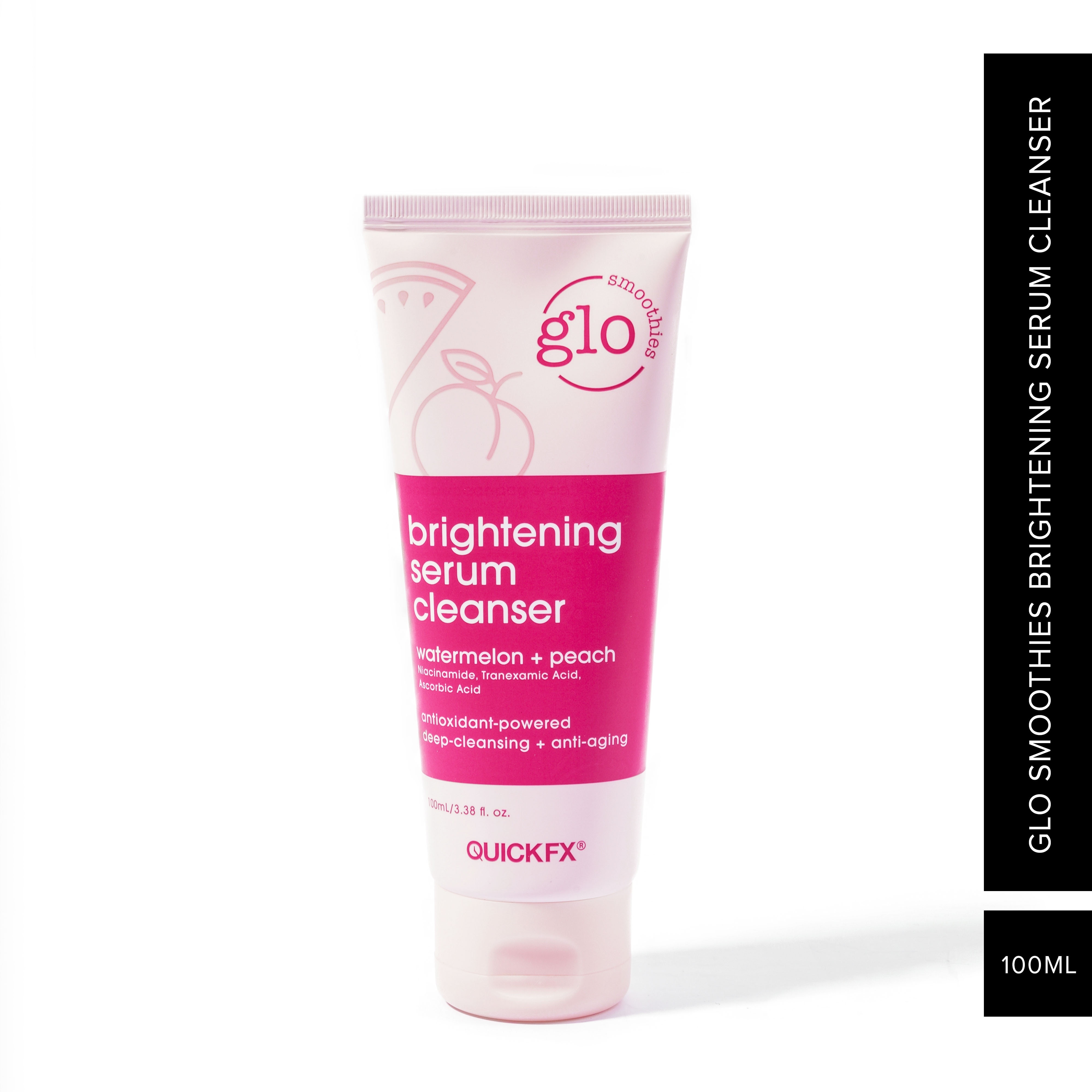 Glo Smoothies Watermelon & Peach Brightening Serum Cleanser 100mlÿ