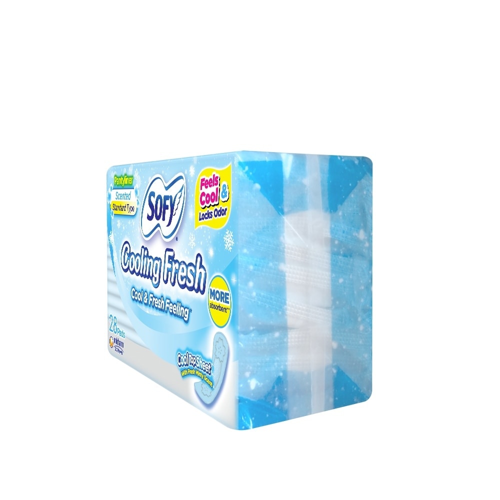 SOFY Cooling Fresh Pantyliner (Regular) 15.5cm - 28 pads