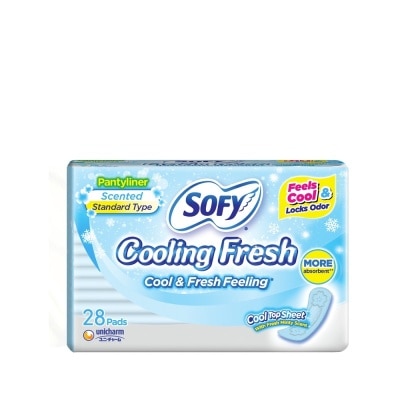 SOFY SOFY Cooling Fresh Pantyliner (Regular) 15.5cm - 28 pads