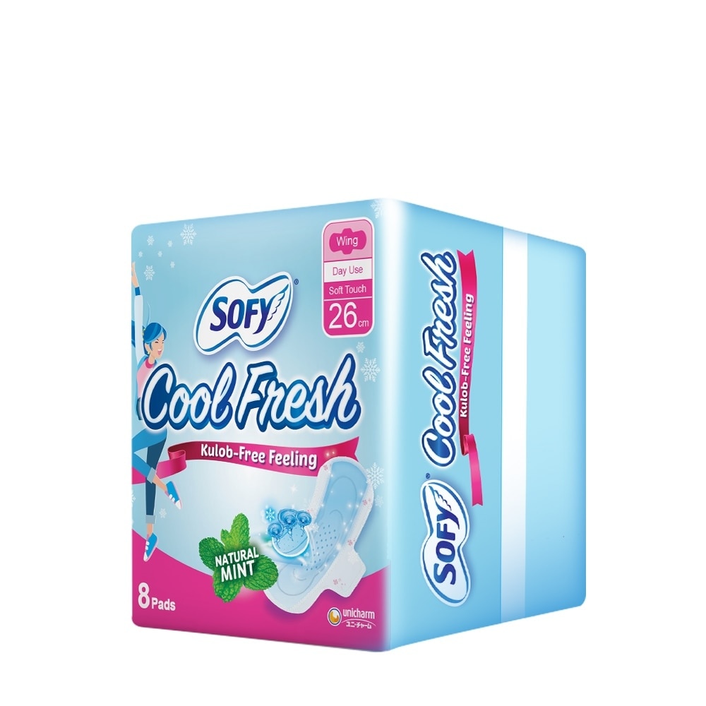 SOFY Cool Fresh Wing 26 cm - 8 pads