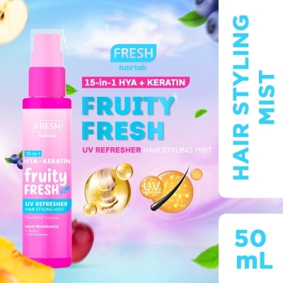 FRESH 15 in 1 Hya+Keratin Fruity Fresh UV Refresher Hair Styling Mist 50mL