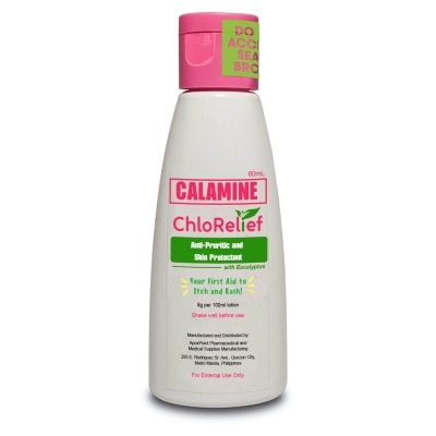 CHLORELIEF Calamine Anti-Itch and Rash Lotion 60ml