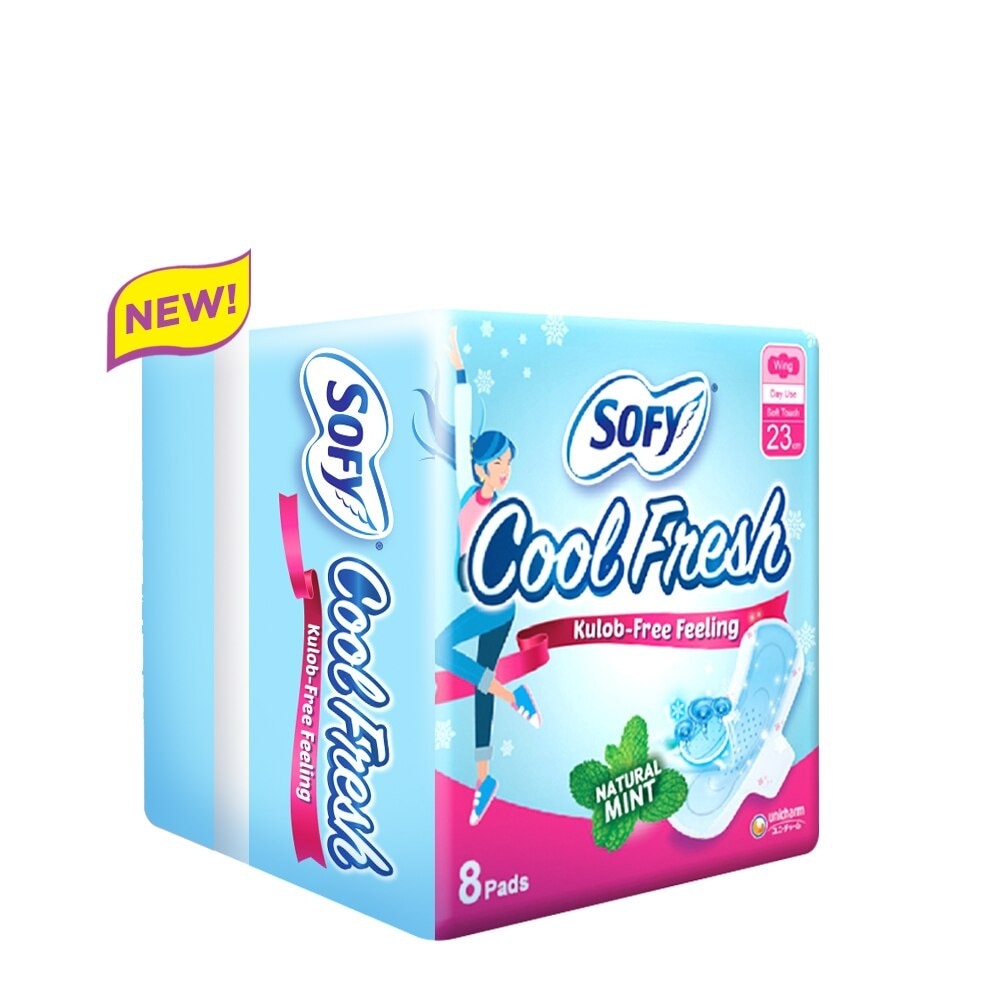 SOFY Cool Fresh Wing 23 cm - 8 pads