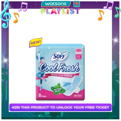 SOFY SOFY Cool Fresh Wing 23 cm - 8 pads