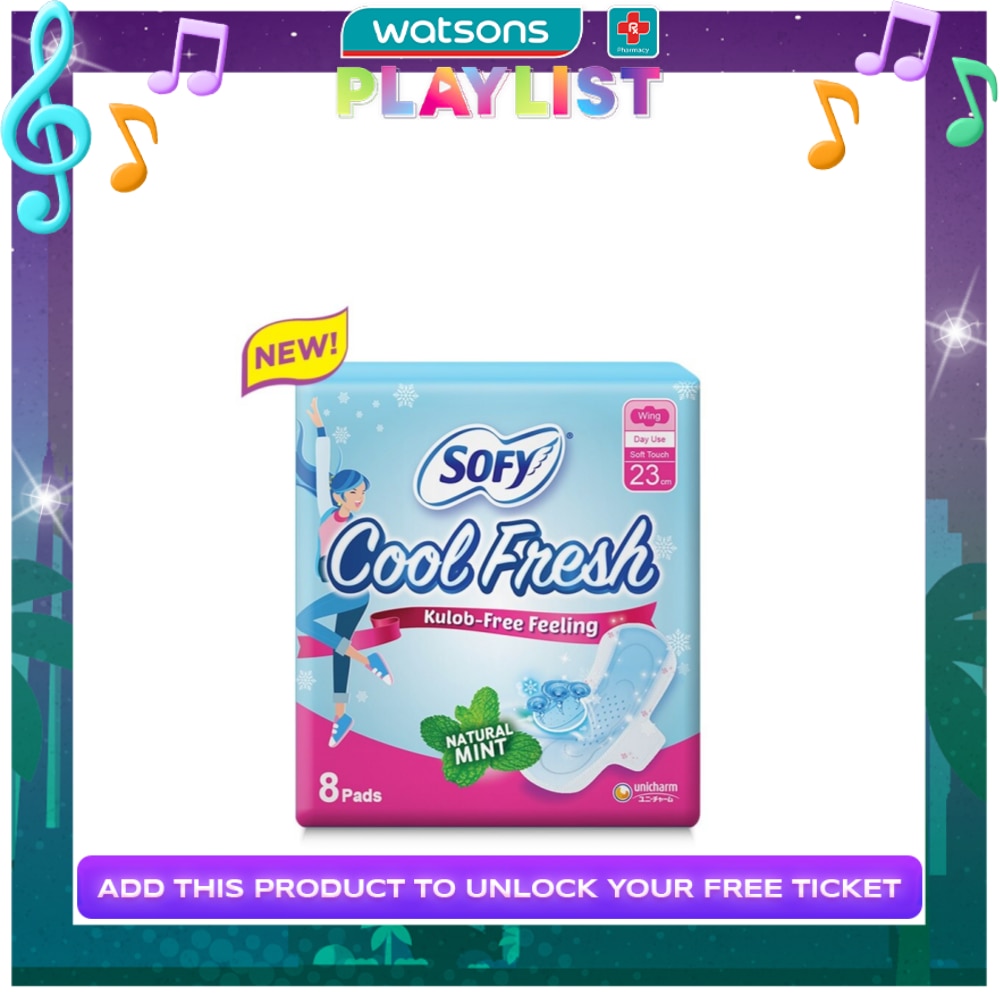 SOFY Cool Fresh Wing 23 cm - 8 pads