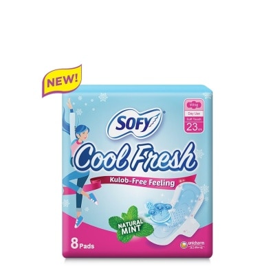 SOFY SOFY Cool Fresh Wing 23 cm - 8 pads