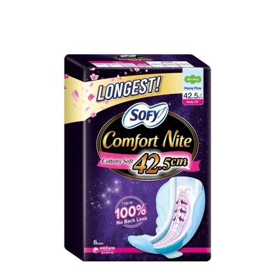 SOFY SOFY Comfort Nite Slim Wing 42.5 cm - 8 pads