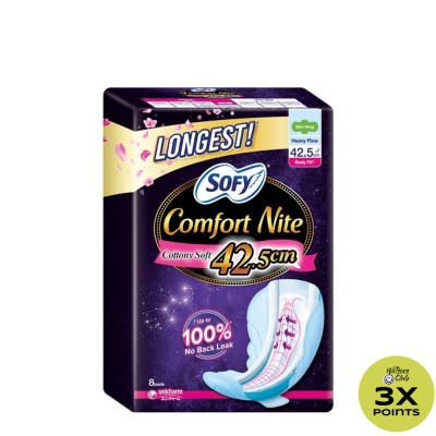 SOFY SOFY Comfort Nite Slim Wing 42.5 cm - 8 pads
