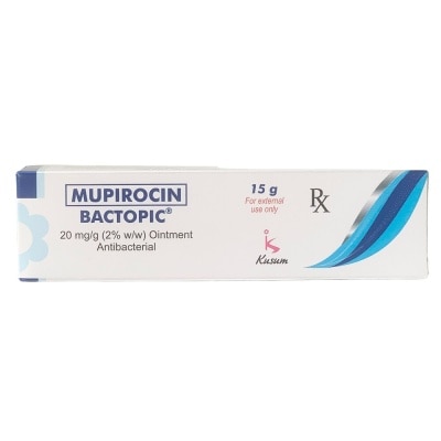 BACTOPIC Mupirocin 20mg/g (2% w/w) Ointment Antibacterial 15g [PRESCRIPTION REQUIRED]