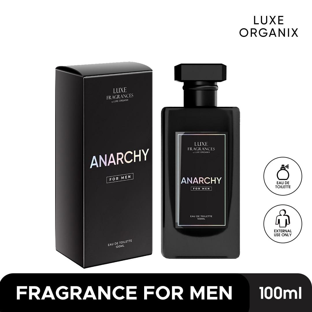 LUXE ORGANIX Fragrances Anarchy for Men Eau de Toilette 100ml