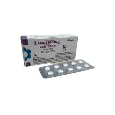 LANISTOR Lamotrigine 50 mg Tablet Anti-Epileptic (sold per piece) [PRESCRIPTION REQUIRED]