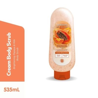 WATSONS WATSONS LOVE MY SKIN Papaya And Milk Brightening Body Scrub 535ml