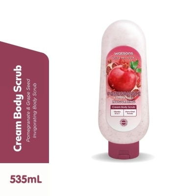 WATSONS WATSONS LOVE MY SKIN Pomegranate & Grape Seed Invigorating Cream Body Scrub 535ml