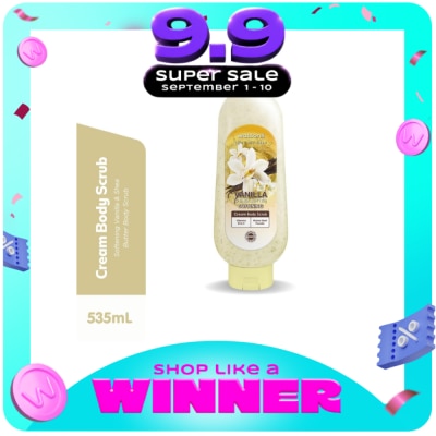 WATSONS - WATSONS LOVE MY SKIN Vanilla & Shea Butter Softening Cream Body Scrub 535ml image
