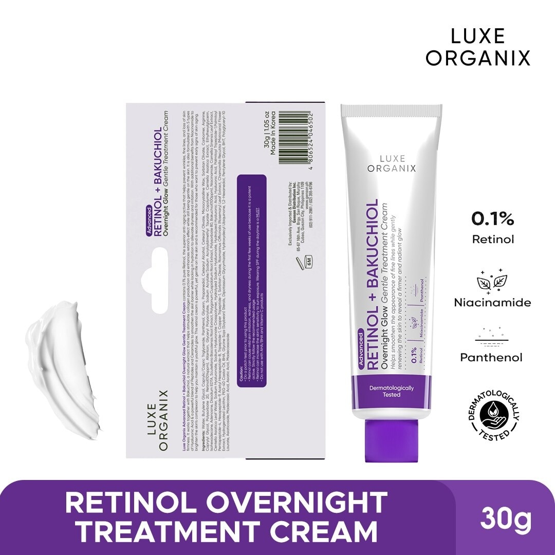 Retinol+ Bakuchiol Overnight Glow Gentle Treatment Cream 30g