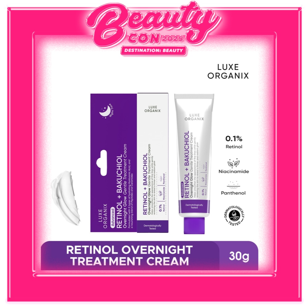 Retinol+ Bakuchiol Overnight Glow Gentle Treatment Cream 30g