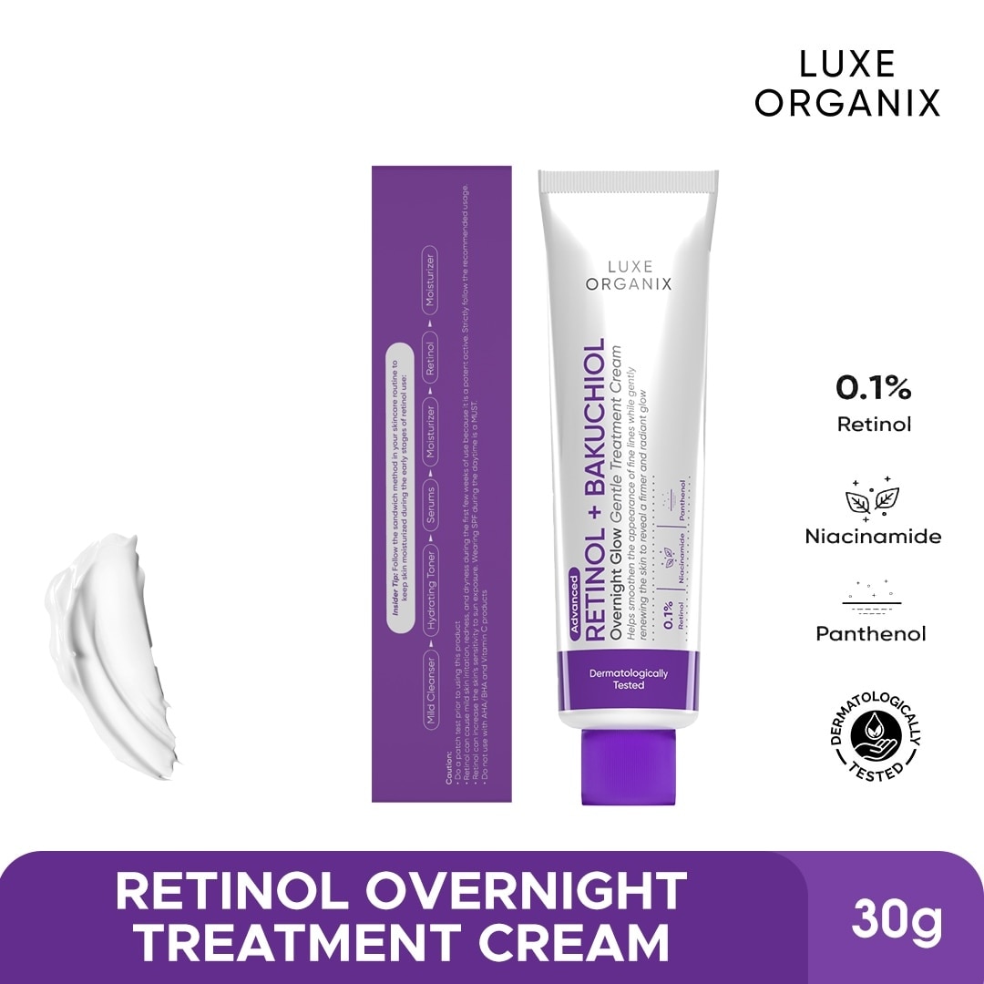 Retinol+ Bakuchiol Overnight Glow Gentle Treatment Cream 30g