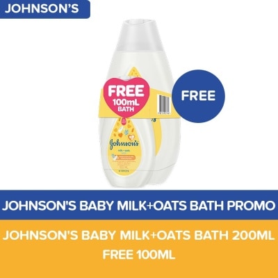 JOHNSONS BABY - JOHNSONS BABY Milk + Rice Bath 200ml free 100ml image