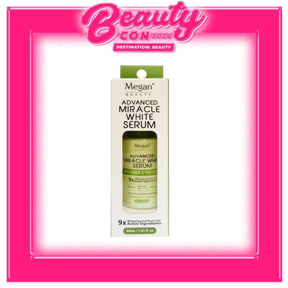 MEGAN Beauty Advanced Miracle White Serum 30ml Niacinamide N Panthenol