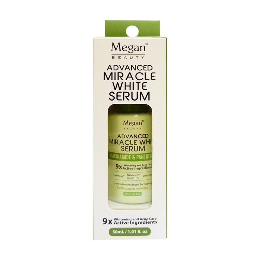 MEGAN Beauty Advanced Miracle White Serum 30ml Niacinamide N Panthenol