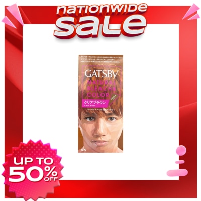 GATSBY GATSBY Natural Bleach & Color Clear Brown