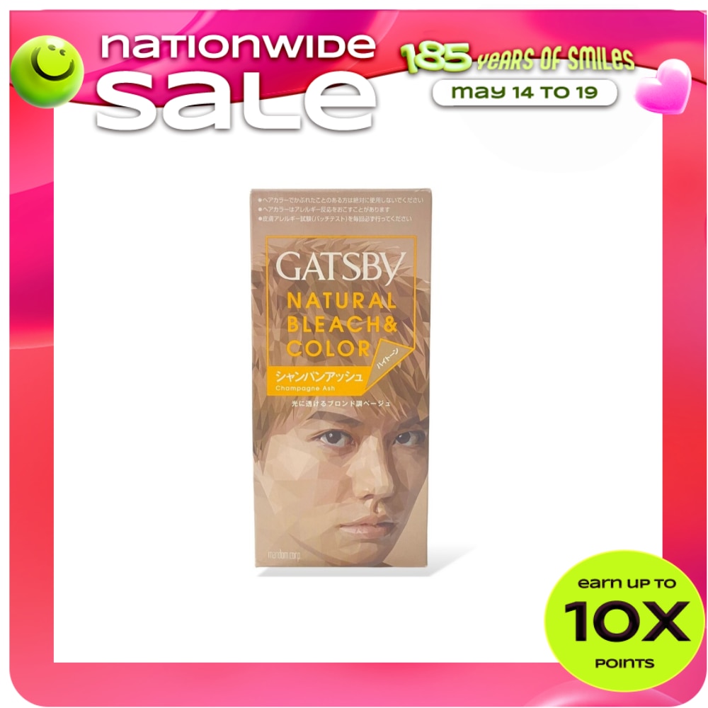 GATSBY Natural Bleach & Color Champagne Ash