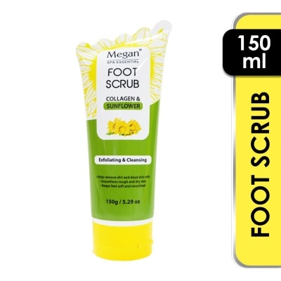 MEGAN Megan Foot Scrub 150ml Collagen & Sunflower