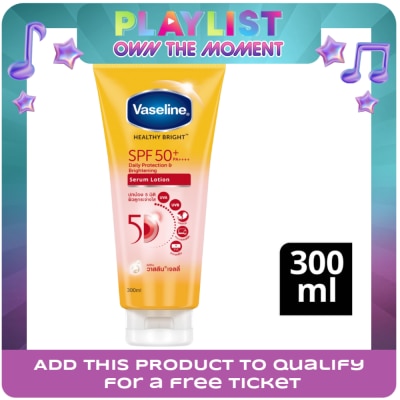 VASELINE - Healthy Bright SPF50+ PA++++ Daily Protection & Brightening Serum Lotion 300ml