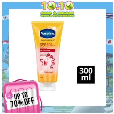VASELINE Healthy Bright SPF50+ PA++++ Daily Protection & Brightening Serum Lotion 300ml
