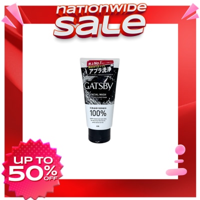 GATSBY GATSBY Facial Wash Strong Clear Foam 130ml