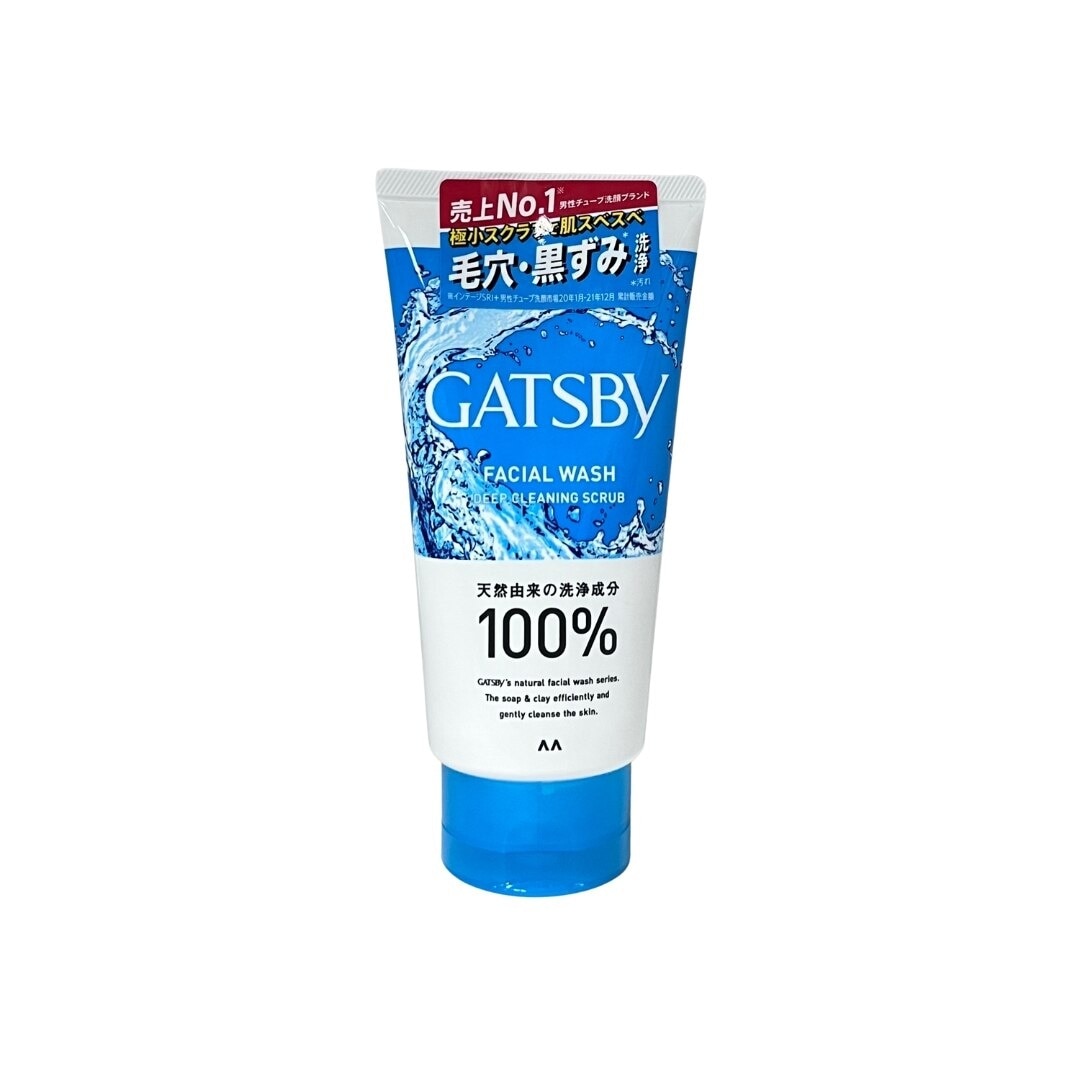 GATSBY Facial Wash Deep Cleaning Scrub 130g